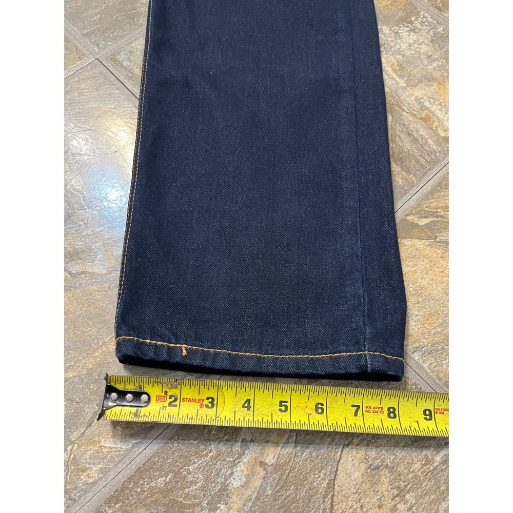 Levi's 505 Regular Fit Jeans Mens 36x30 Dark Indigo NWT Straight Leg - Picture 10 of 10